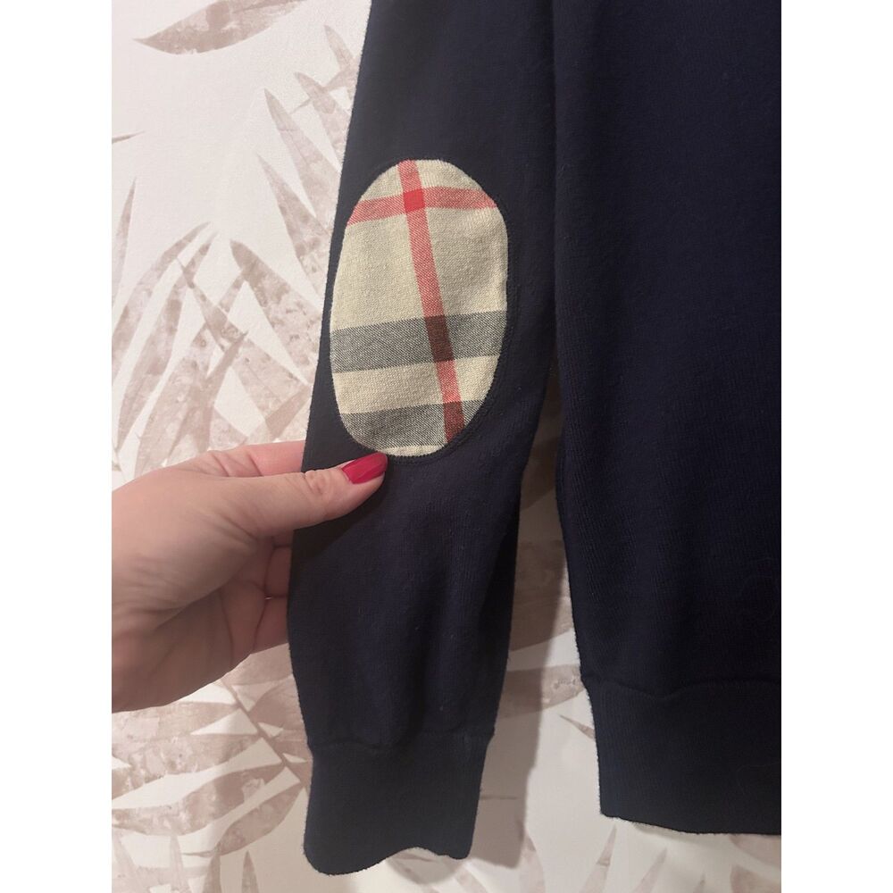 Burberry Boys Sweater Size 10Y Designer Check Knit - Picture 5 of 8
